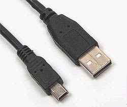 Фото товару Кабелі USB 2.0 Male на mini USB Male, 10 см