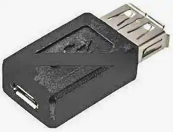 Перехідник micro USB 2.0 Female на USB Female - зображення 5