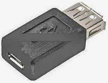 Перехідник micro USB 2.0 Female на USB Female - зображення 1