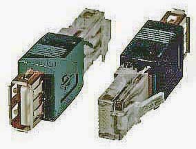 Перехідник RJ45 Male на USB 2.0 Female - зображення 1