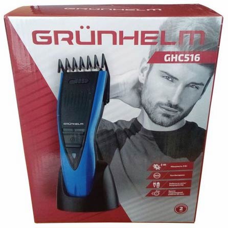 Машинка для стрижки акумуляторна Grunhelm GHC516 на 5 рівнів довжини стрижки: 3-6-9-12-15 мм. - зображення 4