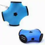 HUB USB 2.0 на 4 порти, синій - зображення 5