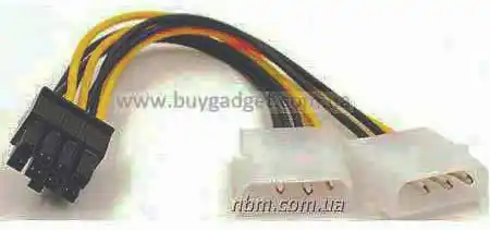 Кабель 8pin Male на 2xMolex Male, живлення для відеокарт - зображення 5