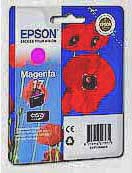 Картриджі Epson (C13T17034A10) Magenta, для: Epson XP103; 203; 207; 303; 306; 403; 406 - зображення 1