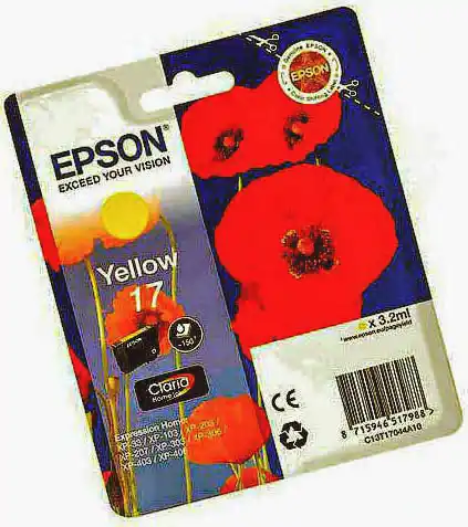 Картриджі Epson (C13T17044A10) Yellow, для: Epson XP103; 203; 207; 303; 306; 403; 406 - зображення 5
