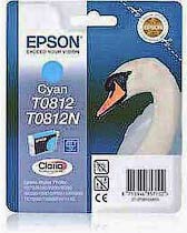 Фото товару Картридж Epson T0812(N) Cyan для: Stylus Photo 1410, R270, R290, R295, R390, RX590, RX610, RX615, RX690, T50, T59, TX650, TX659, TX700W, TX710W