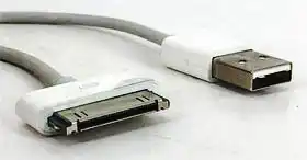 Фото товара Кабель USB Male на iPhone4, белый