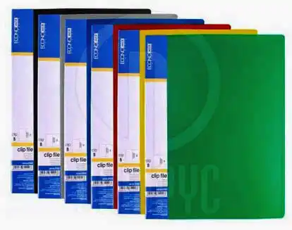 Папка пластикова з боковим прижимом, А5, Economix E31222 Clipp B - зображення 5