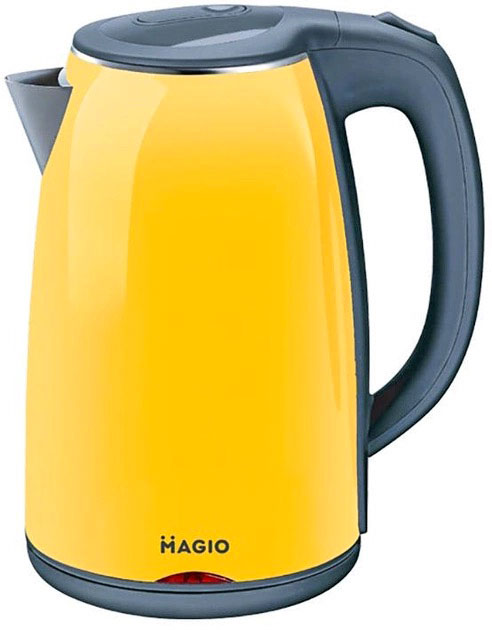 Електрочайник MAGIO МG-976 1.7 л, 1800 Вт, дисковий, двошаровий корпус з нержавіючої сталі - зображення 1