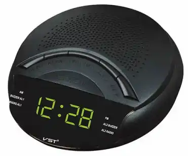 Годинник електронний мережевий VST 903-2 Радіо FM / AM - зображення 5