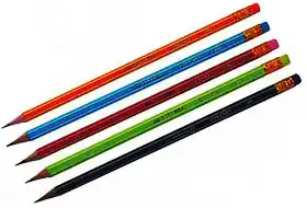 Фото товара Карандаш графитный НВ с ластиком BUROMAX