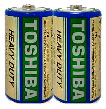Батарейка D R20, Toshiba, 1,5 V, сольова, уп. 2/1, аналоги: LR20, UM1, 13, 14, 14D - зображення 6