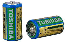Батарейка C R14, Toshiba, 1,5 V, уп. 10/2/1, аналоги: LR14, UM2, 13, 14, 14D - зображення 6