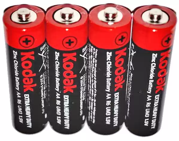 Батарейка AA R6 Kodak, 1,5 V, сольова, уп. 40/4/1, аналоги: LR6, R6, 316, А316, Mignon, Stilo, пальчикова - зображення 5