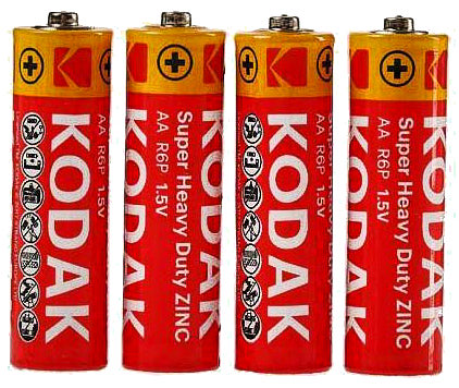 Батарейка AA LR6, Kodak, 1,5 V, лужна, бл. 6/1, аналоги: R6, UM3, 15, 15A, MN1500 - зображення 6