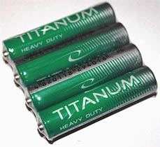Фото товару Батарейка AAA R03, Titanum, 1,5 V, лужна, уп. 4/1, аналоги: LR03, UM4, 24A, MN2400, AM4
