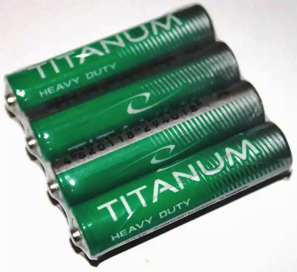 Батарейка AAA R03, Titanum, 1,5 V, лужна, уп. 4/1, аналоги: LR03, UM4, 24A, MN2400, AM4 - зображення 5