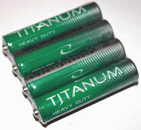 Батарейка AAA R03, Titanum, 1,5 V, лужна, уп. 4/1, аналоги: LR03, UM4, 24A, MN2400, AM4 - зображення 6