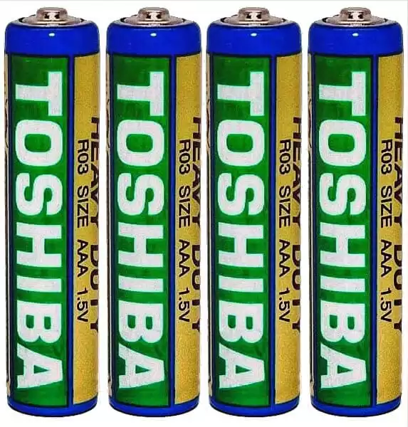 Батарейка AAA LR03, Toshiba, 1,5 V, лужна, уп. 6/1, аналоги: R03, UM4, 24A - зображення 5