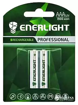 Акумулятор AAA HR03 Enerlight 1000 mAh, 1.2 V, (бл. 2/1) - зображення 5