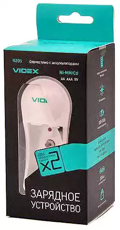 Зарядний пристрій для акумулятора Videx 201 - зображення 5