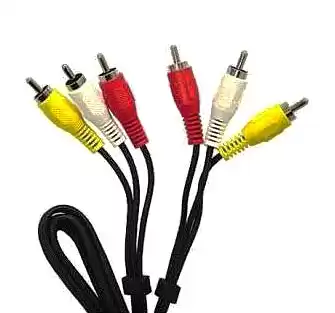 Кабель 3RCA Male на 3RCA Male, 1.8 м типу тюльпан - зображення 5