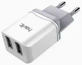 Фото товара Зарядное устройство HV-H140 220v на USB, 5V 2A, белый