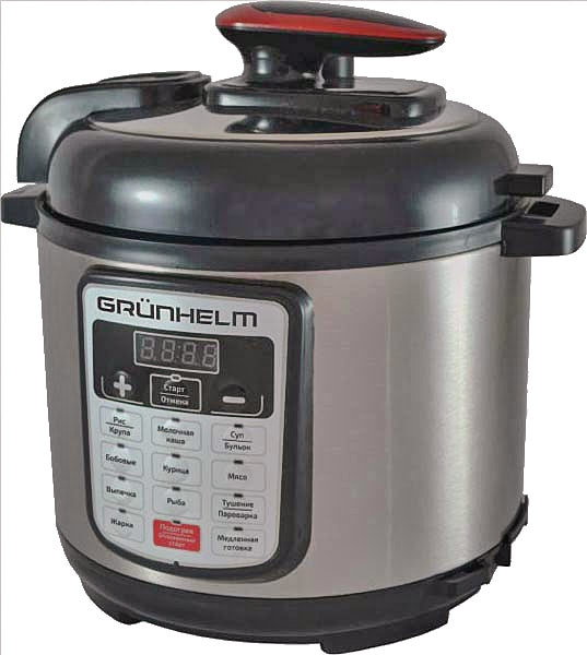 Мультиварка-скороварка Grunhelm MPC-15B, 4 л, 900W - зображення 6