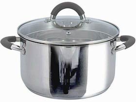 Фото товару Каструля LEVEL GUSTO GT-1103-18, 18 см, 2.6 л з силіконовими ручками