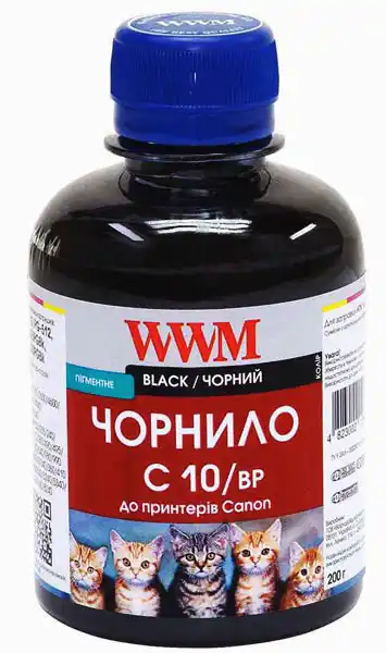 Чорнило WWM CANON PG-510, PG-512 Black Pigment 200 мл - зображення 5