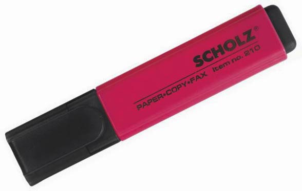 Маркер текстовий рожевий Scholz 210 - зображення 1