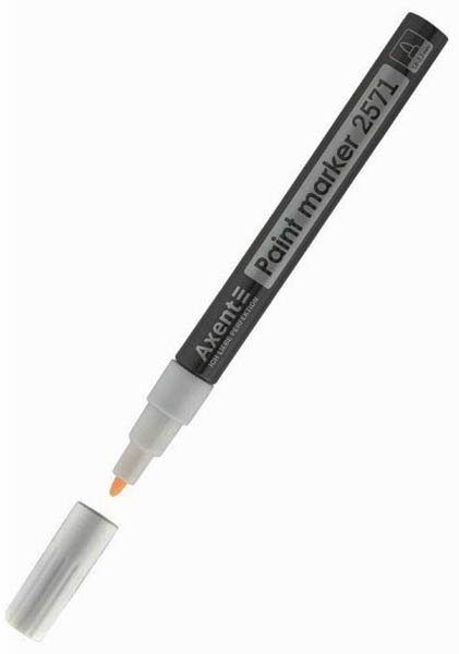 Маркер- краска Axent Paint 2571 белый - изображение 1