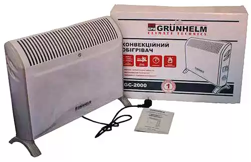 Конвектор електричний Grunhelm GC-2000А 2.0 кВт - зображення 5