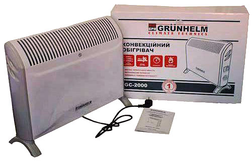 Конвектор електричний Grunhelm GC-2000А 2.0 кВт - зображення 1