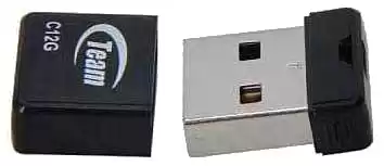 Флешка 16 Гб Team Group C12G USB 2.0 чорна. USB накопичувач (Флеш-пам