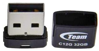 Фото товару Флешка 32 Гб USB 2.0 Team Group C12G чорна