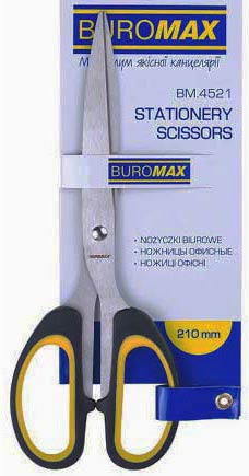 Ножиці металеві Buromax 21 см - зображення 6