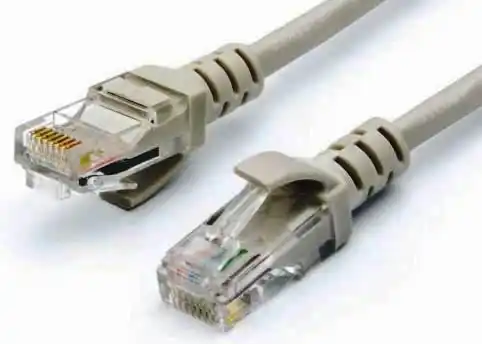 Кабель Патч-корд 10 м сірий, ATcom UTP RJ45 Cat. 5e, для створення компʼютерної мережі та підключення інтернету до компʼютера, ноутбука чи телевізора - зображення 5