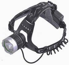 Фото товару Ліхтарик налобний Police XQ-15-T6, ЗУ 220V/12V, 2x18650, signal light, zoom, Box