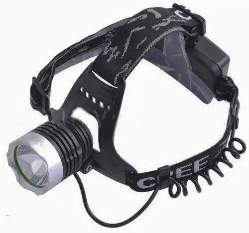 Ліхтарик налобний Police XQ-15-T6, ЗУ 220V/12V, 2x18650, signal light, zoom, Box - зображення 5