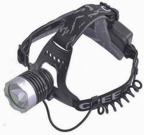 Ліхтарик налобний Police XQ-15-T6, ЗУ 220V/12V, 2x18650, signal light, zoom, Box - зображення 6