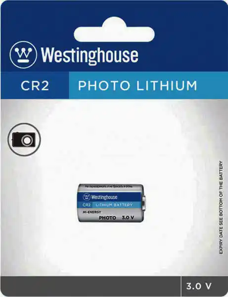 Батарейка CR2, West Lithium, 1,5 V, літієва, уп. 20/1, аналоги: DLCR2, KCR2, ECR2, 1CR2, 5046LC - зображення 5