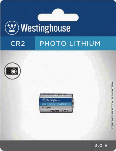 Батарейка CR2, West Lithium, 1,5 V, літієва, уп. 20/1, аналоги: DLCR2, KCR2, ECR2, 1CR2, 5046LC - зображення 1