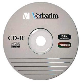 Фото товару Диски CD-R Verbatim 700Mb 80min 52x Bulk 50 шт.