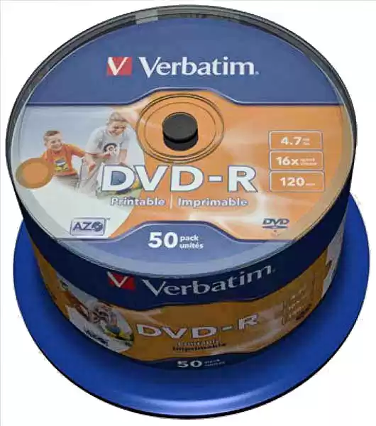 Диск DVD-R Verbatim 4,7 GB 16x Bulk 50 шт. - зображення 5