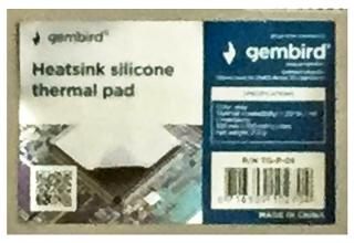 Фото товару Термопластина TG-P-01 Gembird для ноутбуків