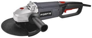 Фото товару Кутова шліфувальна машина Forte AG 26-230S, 2600 Вт, 6500 об/хв. диаметр круга 230 мм, 180 градусів
