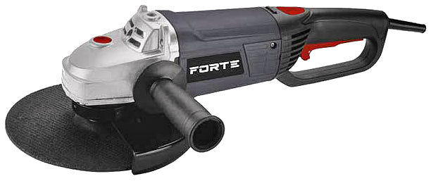 Кутова шліфувальна машина Forte AG 26-230S, 2600 Вт, 6500 об/хв. диаметр круга 230 мм, 180 градусів - зображення 6