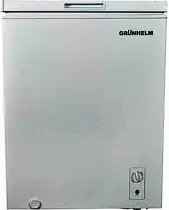 Фото товара Морозильная камера-ларь GRUNHELM CFM150, 142 л, белая, класс А+,  размеры: 64ш*85в*57г см., работа в режиме холодильника, механическое управление