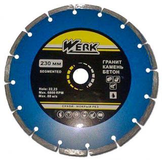 Фото товару Алмазний диск Segment 230*8*22,23 WE